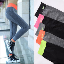 Load image into Gallery viewer, Women quick drying High elasticity fitness Yoga trousers Outdoor professional Running pants gym sport legging pants