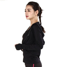 Load image into Gallery viewer, Heal Orange Running Jacket For Women Yoga Zipper Long Sleeve Women Sport Jacket Fitness Ladies Hoodies Sports Women's Clothing