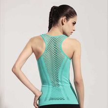 Load image into Gallery viewer, Womens Yoga Shirt Yoga Tank Tops Hollow Back Top Gym Jogging Vest Female Running Top Woman Fitness Sport Top Sexy Yoga Clothing