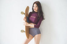Load image into Gallery viewer, 2016 NEW ARRIVAL LETTER Surf Rashguard Women Swimsuit Long Sleeve New Surfing Bathing SEXY &amp; SOFT Suits with high&amp;best quailty