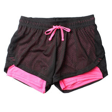 Load image into Gallery viewer, HTLD Summer Double Layer Shorts Women Skinny Fitness Shorts Women Elastic Casual Shorts Female Joggings pantalones cortos mujer