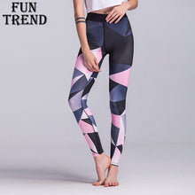Load image into Gallery viewer, Sport Trousers Sport Pants Women Elastic Printed Yoga Pants Yoga Leggings Running Tights Sport Leggings Gym Clothes Fitness Yoga