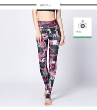 Load image into Gallery viewer, Women Printed Yoga Pants Sport leggings Elastic Fitness Gym Pants Workout Running Tight leggins sport women fitness Trousers