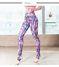 Load image into Gallery viewer, Women Printed Yoga Pants Sport leggings Elastic Fitness Gym Pants Workout Running Tight leggins sport women fitness Trousers