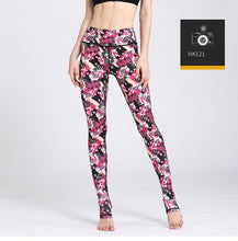 Load image into Gallery viewer, Women Printed Yoga Pants Sport leggings Elastic Fitness Gym Pants Workout Running Tight leggins sport women fitness Trousers