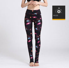 Load image into Gallery viewer, Women Printed Yoga Pants Sport leggings Elastic Fitness Gym Pants Workout Running Tight leggins sport women fitness Trousers