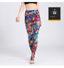 Load image into Gallery viewer, Women Printed Yoga Pants Sport leggings Elastic Fitness Gym Pants Workout Running Tight leggins sport women fitness Trousers