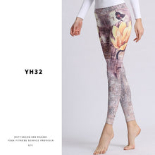 Load image into Gallery viewer, Fitness Yoga Sports Leggings For Women Stretched Printed Yoga Pants Yoga leggings Female Workout Trousers Running Pants Tights