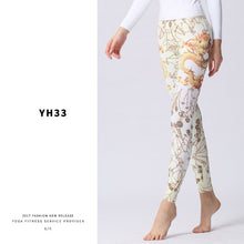 Load image into Gallery viewer, Fitness Yoga Sports Leggings For Women Stretched Printed Yoga Pants Yoga leggings Female Workout Trousers Running Pants Tights