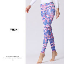 Load image into Gallery viewer, Fitness Yoga Sports Leggings For Women Stretched Printed Yoga Pants Yoga leggings Female Workout Trousers Running Pants Tights