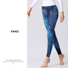 Load image into Gallery viewer, Fitness Yoga Sports Leggings For Women Stretched Printed Yoga Pants Yoga leggings Female Workout Trousers Running Pants Tights