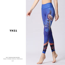 Load image into Gallery viewer, Fitness Yoga Sports Leggings For Women Stretched Printed Yoga Pants Yoga leggings Female Workout Trousers Running Pants Tights
