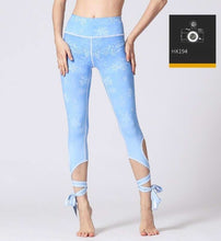 Load image into Gallery viewer, 2018 Women Fitness Leggings Flower Printed Yoga Pant Female Sports Legging Workout Pants Elastic Running Leggings Lady Trousers