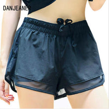 Load image into Gallery viewer, Danjeaner Quick Dry Casual Shorts Women Mesh Double Layer Short Shorts Female Fitness Ladies Hot Beach Workout Joggings Shorts