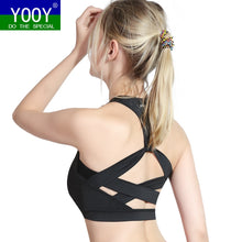 Load image into Gallery viewer, YOOY 2018 New Women Sports Bra Fitness Yoga Bra Running Sexy Bra High Quality Lady Sportswear Sports Top For Female