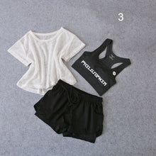 Load image into Gallery viewer, 3 PCS Set Women's Yoga Suit Fitness Clothing  Sportswear For Female Workout Sports Clothes Athletic Running Yoga Suit Sets