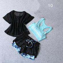 Load image into Gallery viewer, 3 PCS Set Women's Yoga Suit Fitness Clothing  Sportswear For Female Workout Sports Clothes Athletic Running Yoga Suit Sets