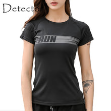 Load image into Gallery viewer, Detector Women's Dry Quick Breathable Gym Yoga T Shirts Women Sport Tee Fitness Running Short Sleeve Tops Workout Training Cloth