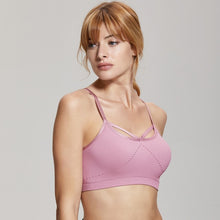 Load image into Gallery viewer, CRZ YOGA Women's Removable Pads Cross Strappy Back Seamless Yoga Bra Top