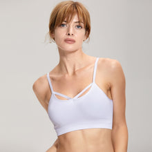 Load image into Gallery viewer, CRZ YOGA Women's Removable Pads Cross Strappy Back Seamless Yoga Bra Top