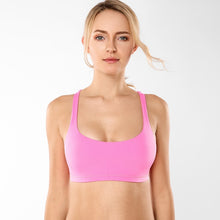 Load image into Gallery viewer, CRZ YOGA Women's Light Support Cross Back Wirefree Removable Cups Yoga Sport Bra
