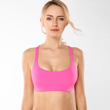 Load image into Gallery viewer, CRZ YOGA Women's Light Support Cross Back Wirefree Removable Cups Yoga Sport Bra