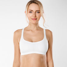 Load image into Gallery viewer, CRZ YOGA Women's Light Support Cross Back Wirefree Removable Cups Yoga Sport Bra