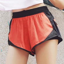 Load image into Gallery viewer, CKAHSBI High Waisted Yoga Shorts Women Sports Gym Shorts Zipper Patchwork Sexy Quick Dry Fitness Shorts Running Elastic Tights