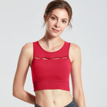 Load image into Gallery viewer, CRZ YOGA Women's Racerback Wirefree Yoga Sports Bra With Removable Pads