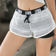 Load image into Gallery viewer, Womens Running Shorts Gym Fitness Ladies Tights Sport Short Yoga Training Sportswear DK628 Spandex Polyester