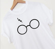 Load image into Gallery viewer, 2018 Harajuku Lightning Glasses T-shirt Plus Size Shirt Tee High Quality SCREEN PRINT Super Soft unisex Cute Couple Tshirts
