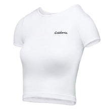 Load image into Gallery viewer, Peeli Letter Yoga Tops Breathable Sport Tank Top Fitness Women Short Sleeve Yoga Shirt Gym Running Sports T Shirt Jerseys Femme