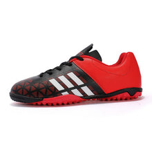 Load image into Gallery viewer, Men Football Soccer Boots Athletic Soccer Shoes 2018 New Leather Big Size High Top Soccer Cleats Training Football Sneaker Man