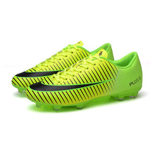 Load image into Gallery viewer, Men women kids soccer  Breathable Chuteira Futebol High Quality Cheap Men Soccer Shoes Superfly Original TF Kids Football Boots
