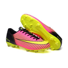 Load image into Gallery viewer, Men women kids soccer  Breathable Chuteira Futebol High Quality Cheap Men Soccer Shoes Superfly Original TF Kids Football Boots