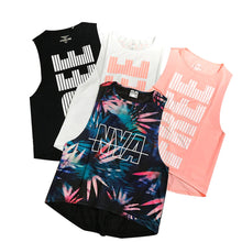 Load image into Gallery viewer, Print Sexy Sport Top Fitness Women Sleeveless Yoga Shirts Fitness Sport Shirt Women Female Sports Top Ladies T Shirt