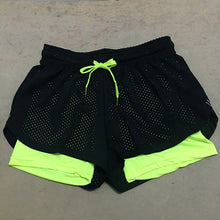 Load image into Gallery viewer, Women Loose Sport Yoga Shorts Adjustable Waist Fitness Running Short Pants