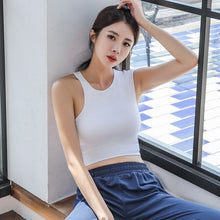 Load image into Gallery viewer, Women Sports Bra Shake proof Running Top Yoga Bra Workout Gym Shirts Athletic Vest Sport Tank Top High Impact Women Fitness bra