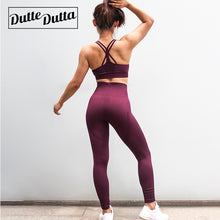 Load image into Gallery viewer, Women's Sports Suit Female Sportswear For Woman Gym Fitness Clothing Women Sport Wear Clothes Sporty 2 Piece Set Leggings
