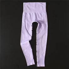Load image into Gallery viewer, Hollow Out Fitness Leggings Women Flexible Seamless Jogger Sport Tights Comfortable Widen Waistband Yoga Workout Sport Pants