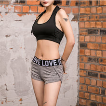 Load image into Gallery viewer, Summer sport shorts Ladies slim skinny stitching yoga shorts gym shorts women Loose Side Split Elastic Women sport Shorts