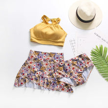 Load image into Gallery viewer, 2018 Swimwear for babies skirt For women bikini for swimming Suits bathing Lovers Swimsuit Summer sexy dress Bikini set skirt