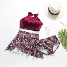 Load image into Gallery viewer, 2018 Swimwear for babies skirt For women bikini for swimming Suits bathing Lovers Swimsuit Summer sexy dress Bikini set skirt