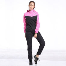 Load image into Gallery viewer, Jogging Sport Women Weight Loss Slim Fitness Running Sets Sauna Gym Training Tracksuit Hoodies+Pants 2 Pcs Sets Sweat Suit 4XL