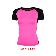 Load image into Gallery viewer, OLOEY Woman 2 Pieces Yoga Set Training Female Gym Workout Clothing Fitness Suit Shirt+Pants Breathable Yoga Leggings Sport Suit