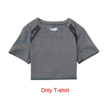 Load image into Gallery viewer, OLOEY Women Tennis Clothes Yoga Set Badminton Clothing Fitness Running Shirt+Pants Quick Dry Gym Workout Jogging Sport Suit