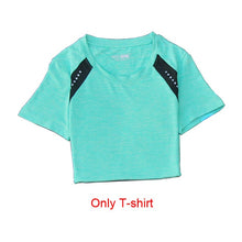 Load image into Gallery viewer, OLOEY Women Tennis Clothes Yoga Set Badminton Clothing Fitness Running Shirt+Pants Quick Dry Gym Workout Jogging Sport Suit