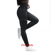 Load image into Gallery viewer, Sleeveless Yoga Set Women Running Fitness Sport Vest+Pants Yoga Leggings Gym Clothes Jogging Sport Suit Sport Clothes