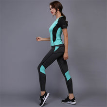 Load image into Gallery viewer, OLOEY Women's sportswear Yoga Set Fitness Gym Clothes Running Tennis Shirt+Pants Yoga Leggings Jogging Workout Sport Suit