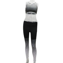 Load image into Gallery viewer, New Starry Sky Yoga Set Running Sport Suit Women Tracksuit Fitness Gym Bra+Pants Sportswear Leggings Tight Sports Clothing